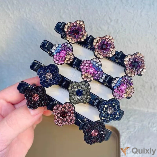 Blumenzauber Dreifach-Haarschmuck