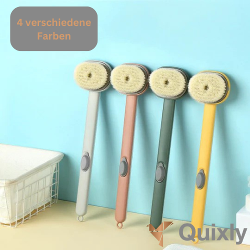 WellnessScrub - All-in-One Duschbürste mit Seifenspender